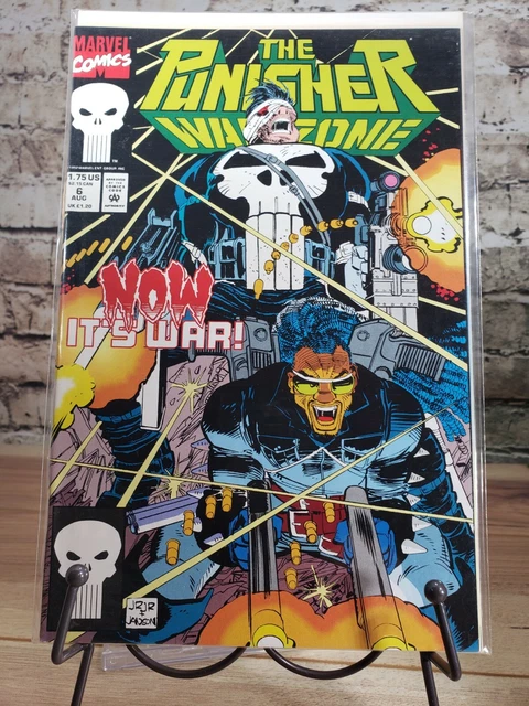 The Punisher: War zone August #6 1992 Marvel Comic excellent!