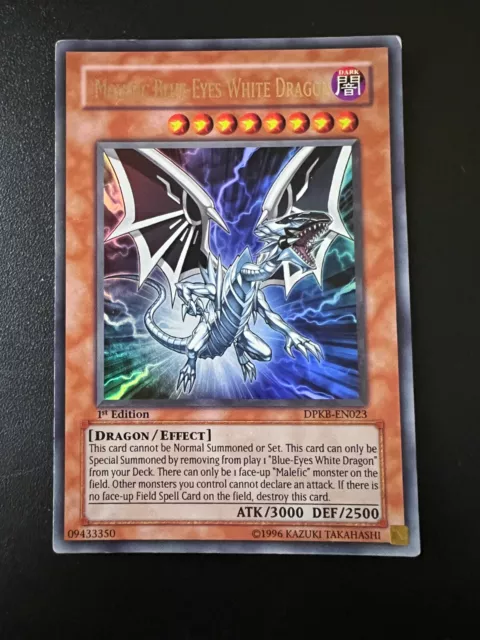 Malefic Blue-Eyes White Dragon DPKB-EN023 Ultra Rare 1st Ed Light Play+ Yugioh