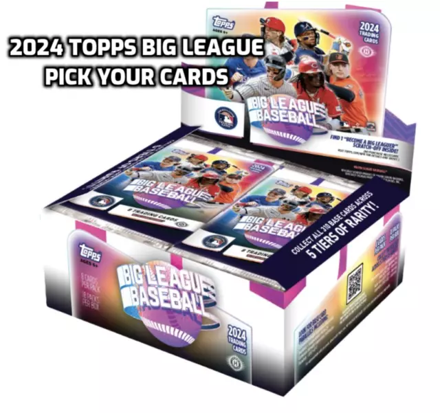 2024 Topps Big League Baseball Common Cards- Pick Your Card