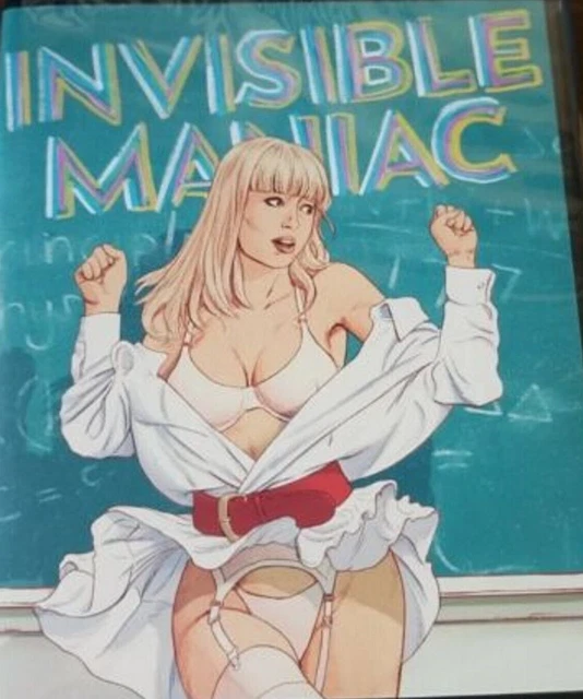 INVISIBLE MANIAC. BRAND new 4K Bluray. Vinegar Syndrome. OOP. W/slip