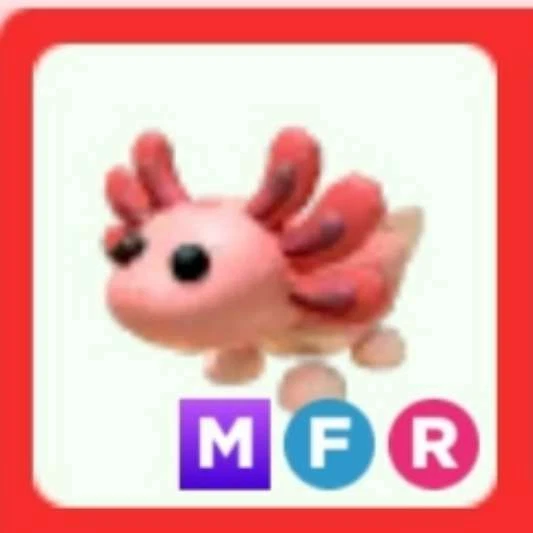 ADOPT ME! MEGA Neon Axolotl | Fly | Ride | EUR 34,12 - PicClick DE