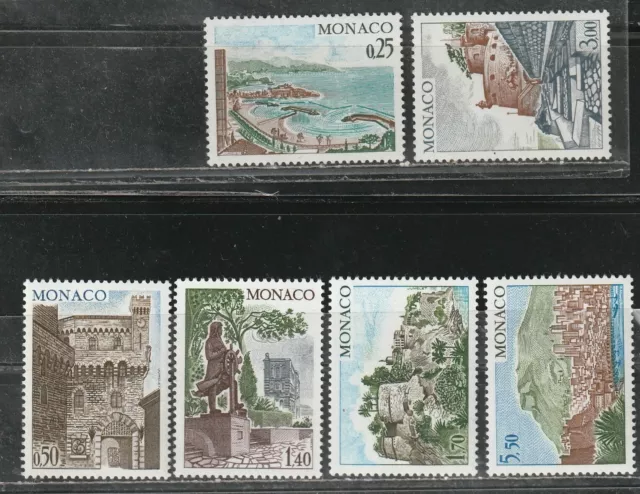 1974 Monaco stamps, full set MNH, YT 986-991