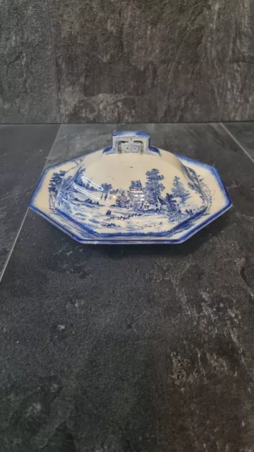 Royal Doulton Norfolk Patern Butter / Cheese Dish Lidded Dome Dish Circa 1936