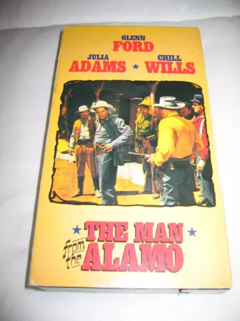 Man from the Alamo [VHS] Glenn Ford Julia Adams Chill Wills