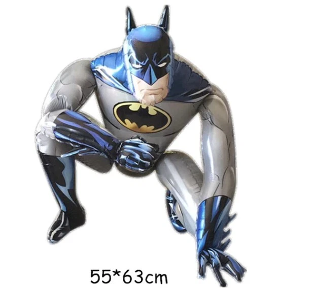 3D BATMAN - 3D SPIDERMAN- IRON MAN Foil Balloons Kids Birthday Party Decoration