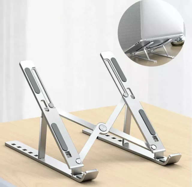 Portable Adjustable Laptop Stand Notebook Tablet Holder Foldable Computer Desk