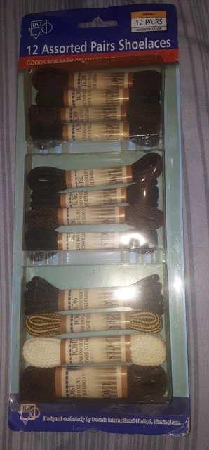 multi coloured shoe laces