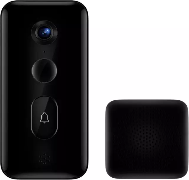 Xiaomi Smart Doorbell 3, Sharp 2K Clarity, Clear Video in Dark, Real-Time Monito