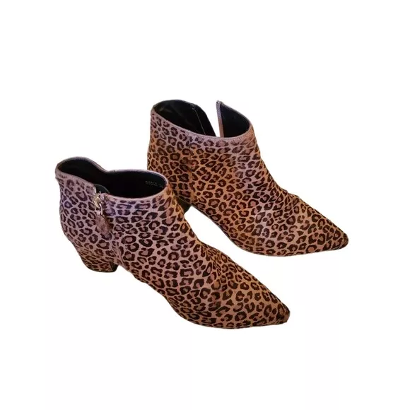 The regan boot sales in leopard calf hair