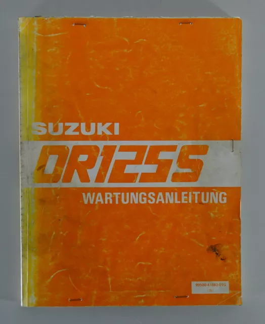 Werkstatthandbuch Suzuki DR 125 S / Typ SF43B Stand 10/1990