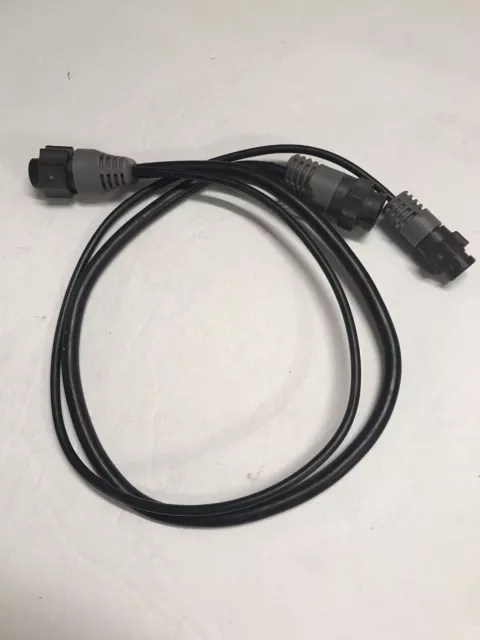 Lowrance LEI 99-53 MY-4X Grey Connector Speed / Temp Adapter "Y" Cable LCX-15MT