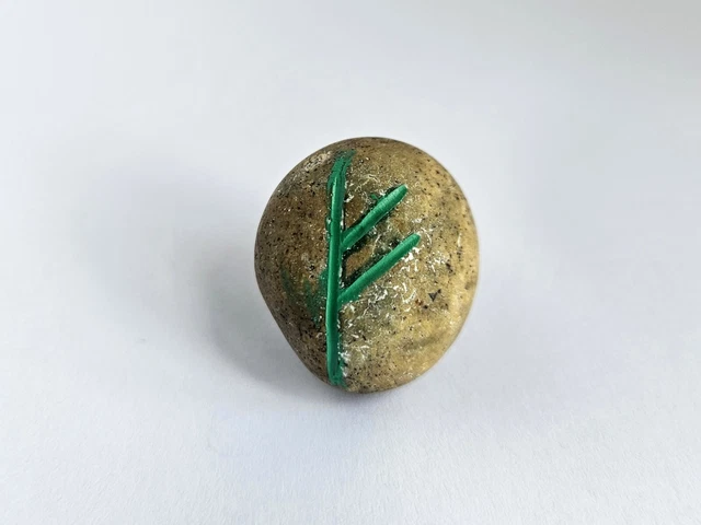 Gran imán ganador de piedra mágica Fehu efectivo éxito dama imán de suerte