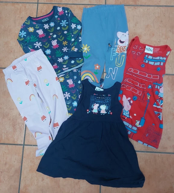 Pacchetto vestiti Peppa Pig per ragazze età 18-24 mesi - Abiti, pigiami e pantaloni
