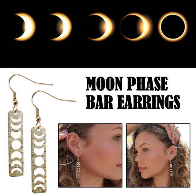2024 SOLAR ECLIPSE Earrings 4th April Solar Eclipse Pair y 1 Memorial