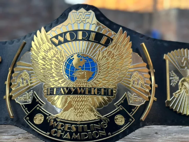 winged Eagle championship wrestling Belt Replica Title 4mm Thick Brass Plates