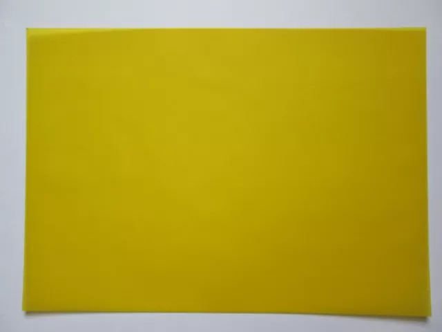 YELLOW TRANSLUCENT VELLUM 100gsm A4 SIZE - PACK OF 10