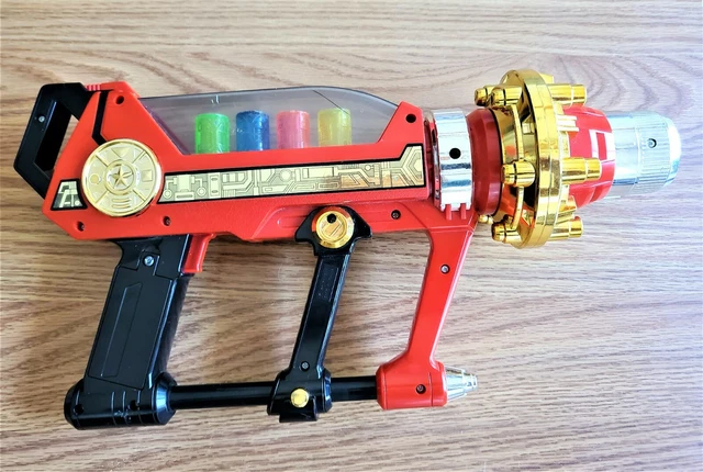 VINTAGE 1996 BANDAI Mighty Morphin Power Rangers Zeo Cannon Blaster £15 ...