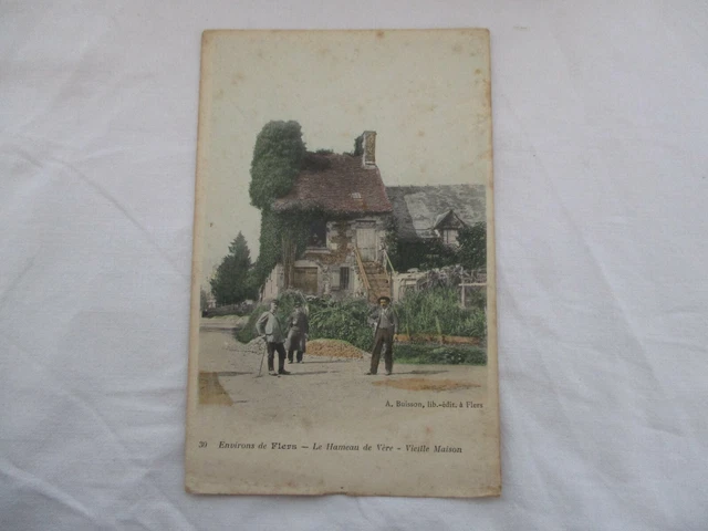 Cpa Orne 61 Surroundings De Flers Le Hamlet De Ver Old House