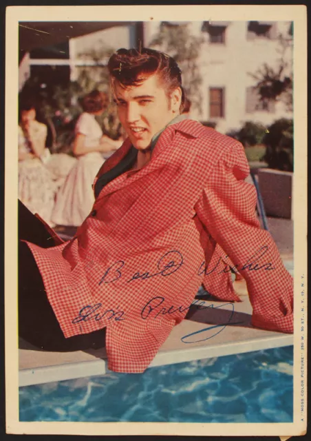 ELVIS PRESLEY Signed Photograph - Rock & Roll Singer Vocalist - preprint