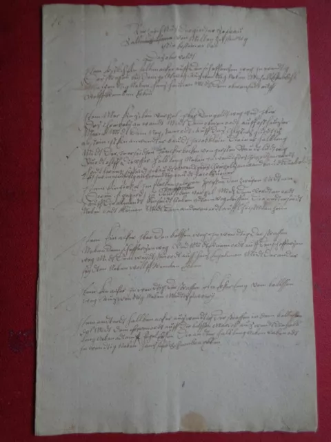 17?? Manuscrit Alsace Vosges Acte Notarie Testament Contrat Inventaire ?