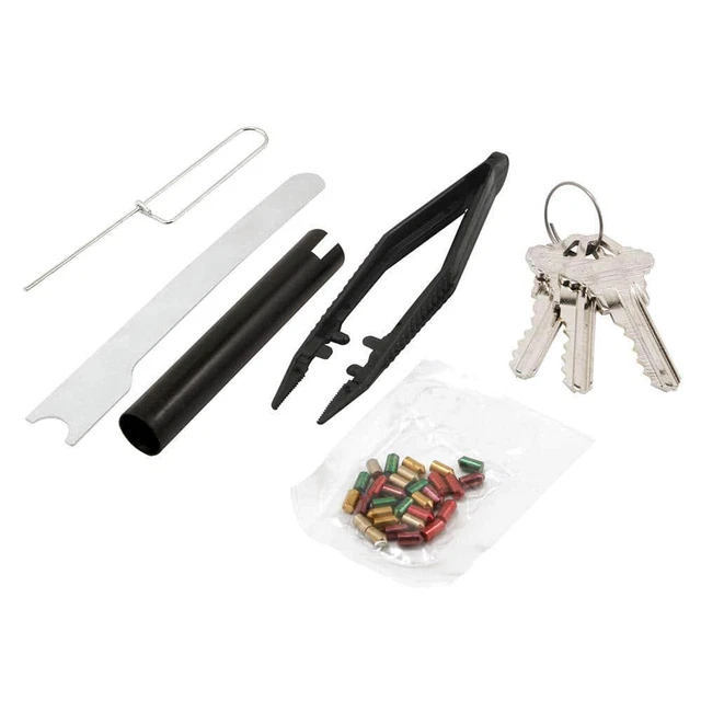 Re-Key A Lock Kit, Schlage Type C , 5-Pin Tumbler Sets W/Pre-cut Keys