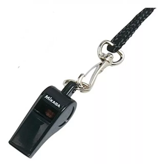 Mikasa Volleyball Referee Sports Whistle Plastic Echo WH2 Black F/S w/Tracking#