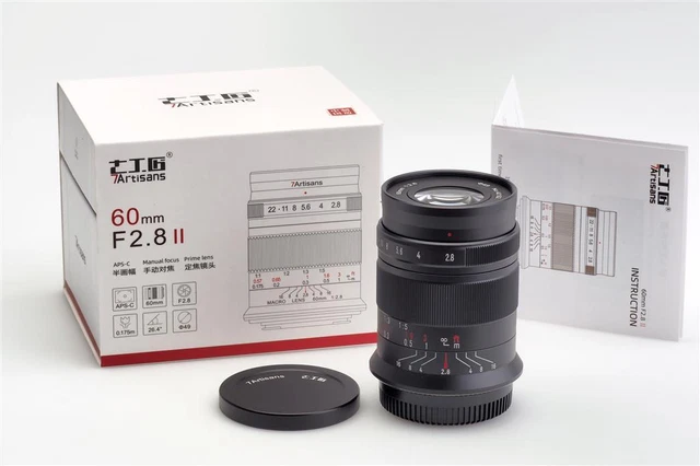 7artisans 2.8/60mm Macro Black II f. Nikon Z APS-C (1679765833)