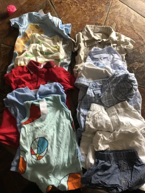 Baby boy  clothes bundle age birth/new born X 11