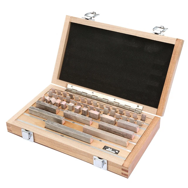 47Pcs High Accuracy Steel Gauge Measuring Block Set Suitable For Calibrating