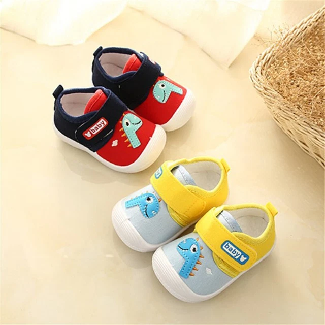 Scarpe culla neonato bambina bambino bambino bambino pantofole calde antiscivolo calze tela Regno Unito