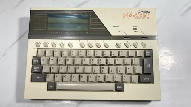 Vintage Casio FP-200 Personal Computer FP-201 Ram Memory