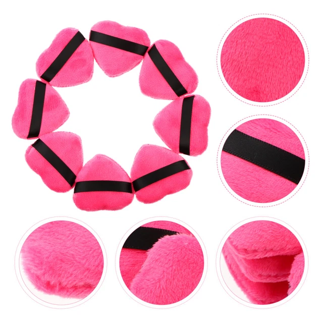 8 pz tela fascia per cuore tocco bambino trucco spugna primer