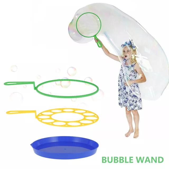 Big Bubble Blow Maker Wand Stick Set Tool Garden Outdoor Toy Children Activityཊ