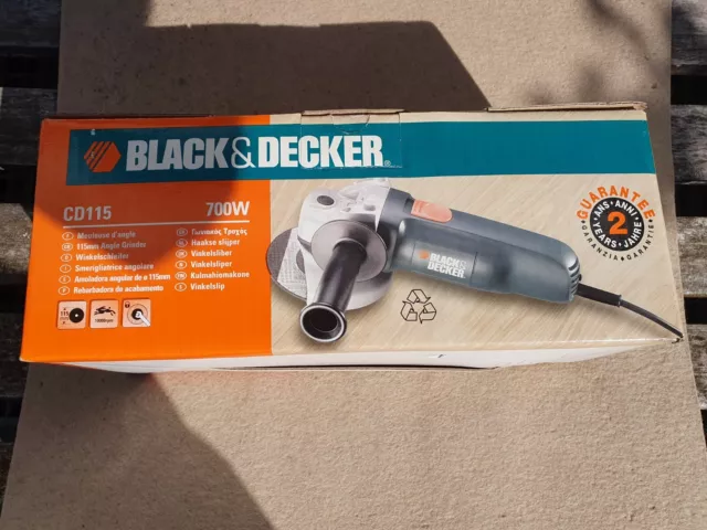 Black Decker CD 115 Winkelschleifer Trennschleifer Schleifmaschine Flex