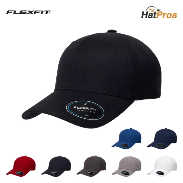 FLEXFIT Performance Baseball Cap NU® 6100NU Hat Blank Fitted Flex Fit