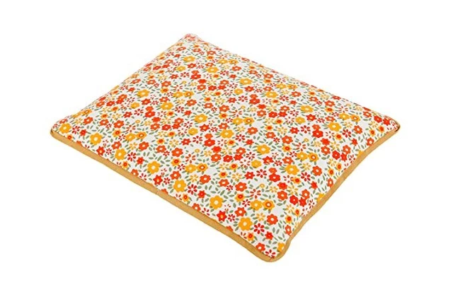 Kanyoga Round Head Shape Baby Pillow for 0-6 Months Neck Support Cotton Cover