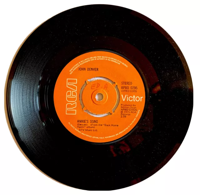 JOHN DENVER-Annie’s Song-1974-7”single-0295