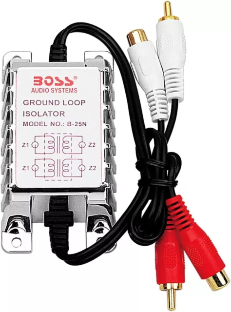 Boss Audio Systems B25N kit Voiture (avec Fil, Argent) suppresseur de bruit