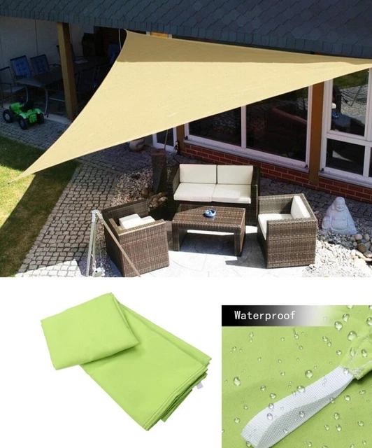 Shade Cloth Patio Sails Blackout Cloth Outdoor Sun Shade Water Proof 12