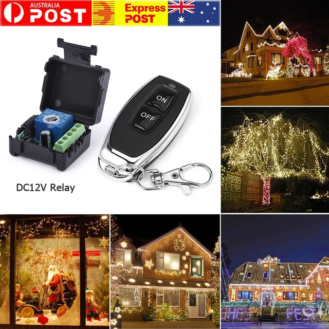 12V 433MHz Relay 1CH Wireless RF Remote Control Switch Receiver+Transmitter AU