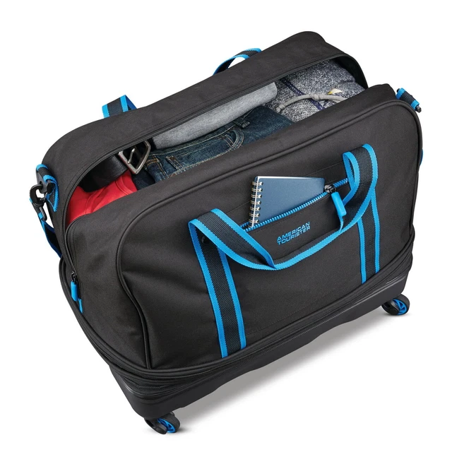 20" Rolling Wheeled Tote Duffle Bag Carry On Luggage expandable Travel Suitcase 5