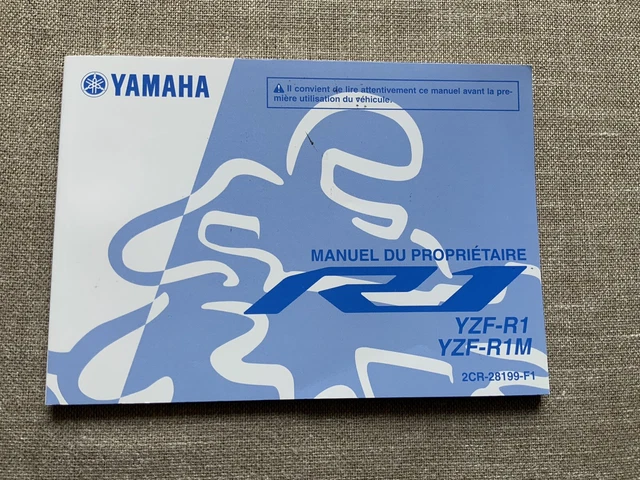 Manuale Uso E Manutenzione yamaha r1 r1m 2015-2016 francese