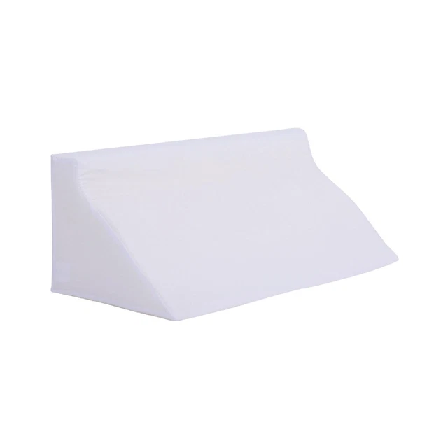 Oreiller triangulaire pour la tête et le dos, rembourrage doux pour les jambes.