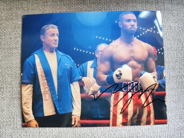 Genuine, Signed, 10"x8", Photo by/of Michael B Jordon (Creed) Plus COA