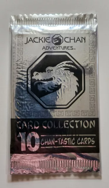 2003 Jackie Chan Adventures Sealed Trading Card Pack. Booster Pack.