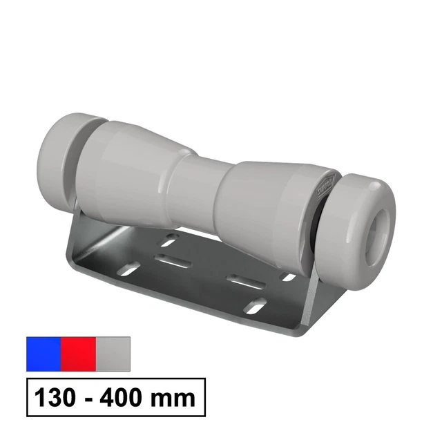 Rouleau de quille en polyuréthane avec support B y compris les embouts
