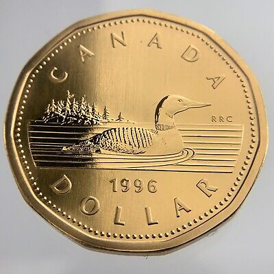 1996 Specimen Canada One 1 Dollar Loonie Uncirculated Coin Z073