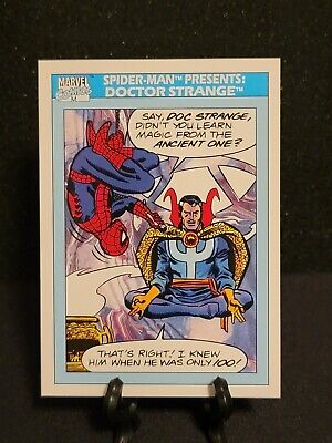 Spider-Man Presents Doctor Strange #158 Marvel Universe  Impel Card 1990