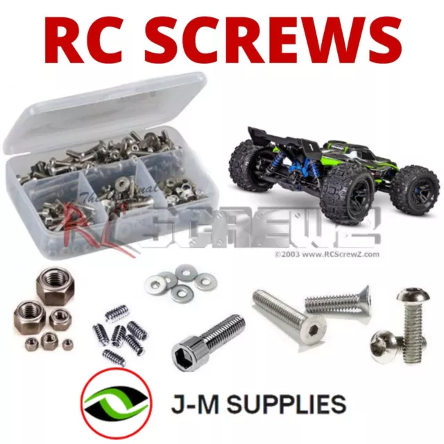 RCScrewZ Stainless Steel Screw Kit tra101 for Traxxas Sledge 4x4 1/8th #95076-4