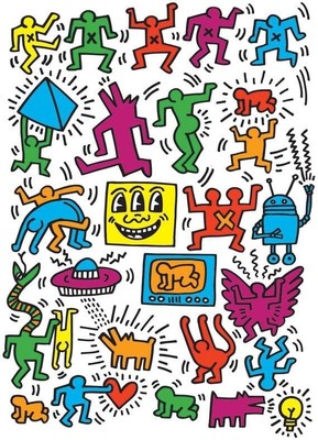 Art PUZZLE ART COLLECTION KEITH HARING 1000 PEZZI RAVENSBURGER RAV14992 